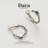 DARA S925 silver earrings FYE-07802606