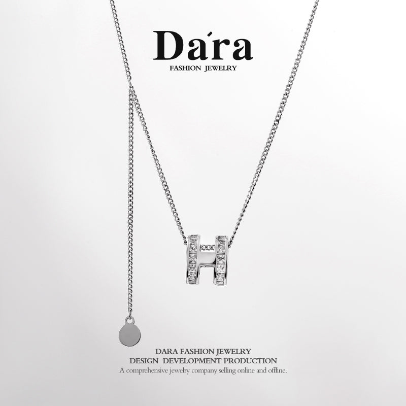 DARA Silver-white Necklace YX2846001