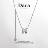 DARA Silver-white Necklace YX2846001