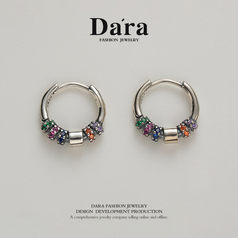 DARA S925 silver earrings FYE-01372610