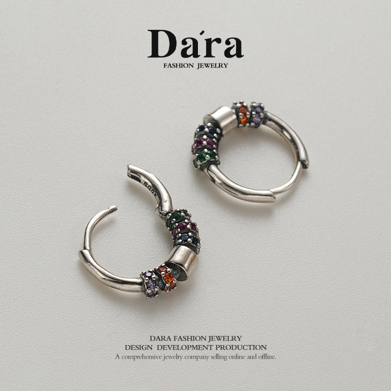DARA S925 silver earrings FYE-01372610