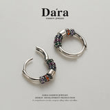 DARA S925 silver earrings FYE-01372610