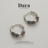 DARA S925 silver earrings FYE-01372610
