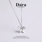 DARA 925 silver silver products S925 silver bowknot necklace FYL-08871100Q