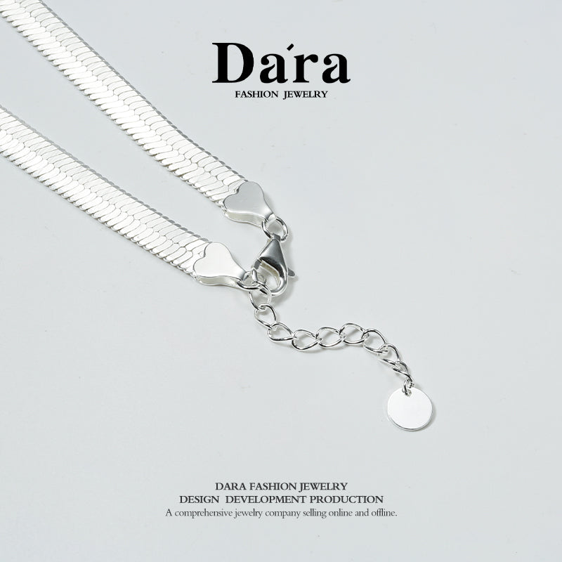 DARA 925 silver necklace, weighing approximately 21.15g, FYL-02451100