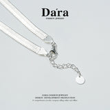 DARA 925 silver necklace, weighing approximately 21.15g, FYL-02451100