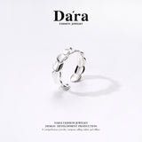 Dara 925 Silver Simple Personality Opening Ring About 2.7g FYJ-00601100