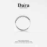 DARA 925 Silver Personalized Mix-and-Match Ring, Approximately 1.2g, FYJ-00132600