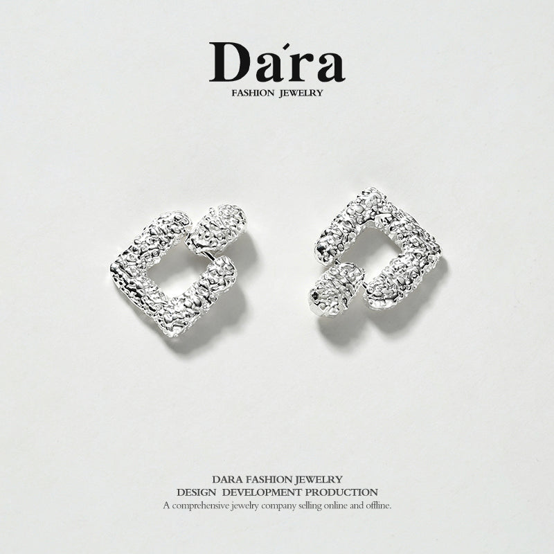 DARA 925 silver fashion design earrings earrings about 4.61g FYE-00591100