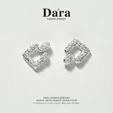 DARA 925 silver fashion design earrings earrings about 4.61g FYE-00591100