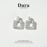 DARA 925 silver fashion design earrings earrings about 4.61g FYE-00591100