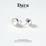 DARA 925 Silver Elegant Fashion Ear Studs Approximately 3.23g FYE-02741101