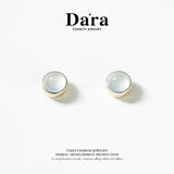 DARA 925 Silver Elegant Fashion Ear Studs Approximately 3.23g FYE-02741101