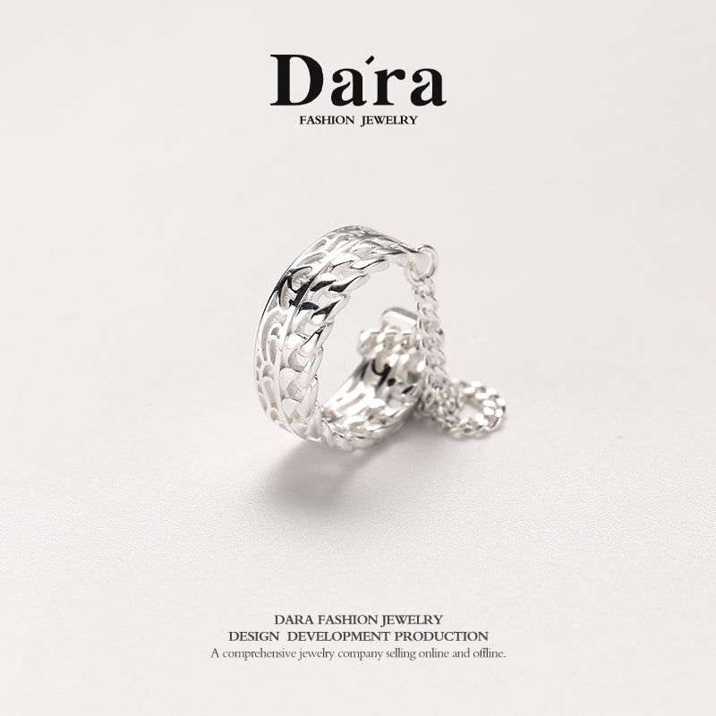 DARA 925 silver single ear bone buckle FYE-03321100
