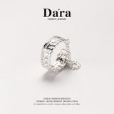 DARA 925 silver single ear bone buckle FYE-03321100