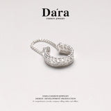 DARA 925 silver single ear bone buckle FYE-03321100