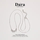 Dara Small Round Bead S925 Silver Necklace For Women FYL-08911100