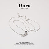 Dara Small Round Bead S925 Silver Necklace For Women FYL-08911100