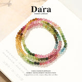 DARA 4mm Tourmaline 3-Ring Bracelet R1679001