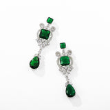 DARA Zirconia Alloy Green Ear Studs H6813001