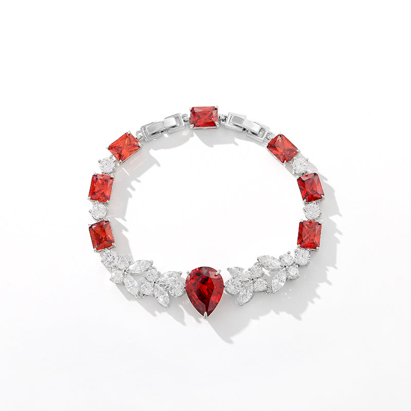 DARA Zirconia Alloy Garnet Bracelet S1559001