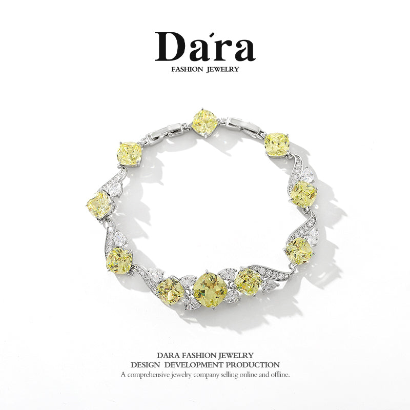 DARA Zirconia Alloy Fruit Green Bracelet S1658003