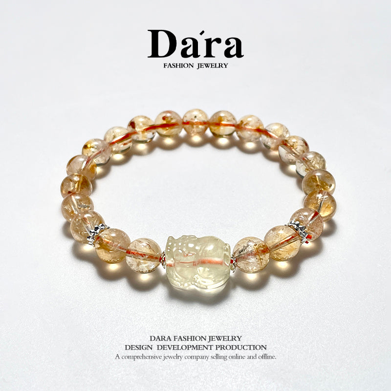 DARA Yellow Tower Crystal PI Xiu Bracelet RS3672001
