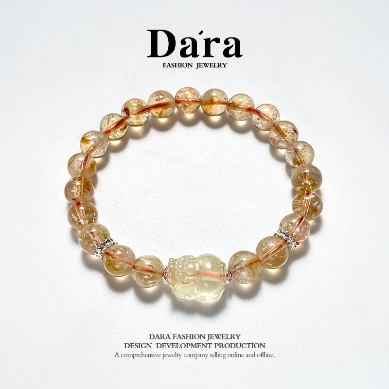 DARA Yellow Tower Crystal PI Xiu Bracelet RS3672001
