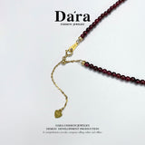 DARA Garnet Necklace (Alloy Chain) X5453001
