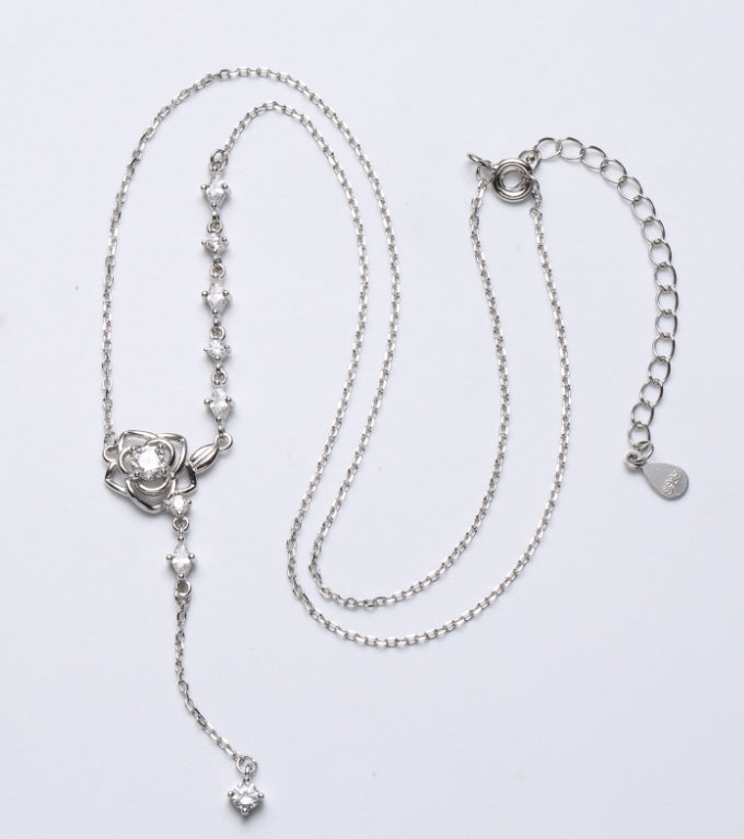Dara 925 Silver Simple Necklace YX4861002