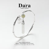 DARA Pure Silver Hotan Jade Tassel Safety Bracelet YS3080001