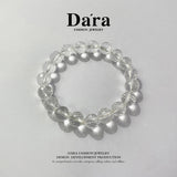DARA 10-11mm White Crystal Bracelet, Recommended by Xiaohongshu Influencers, RS4099001