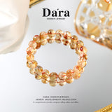 DARA Yellow Pagoda Crystal 10-10.5mm Bracelet, Recommended by Red Book Influencer, RS4101001