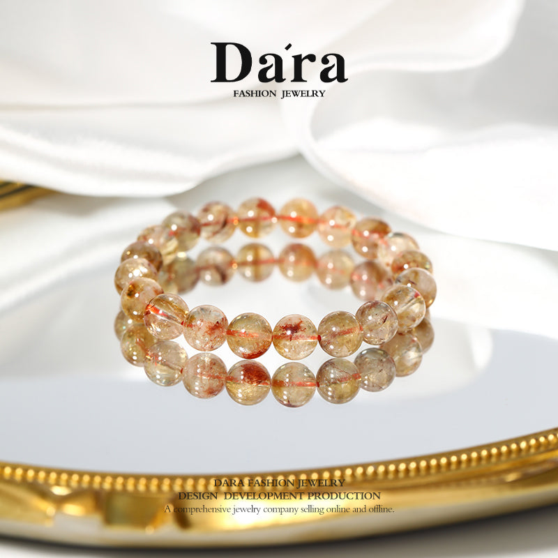 DARA Yellow Pagoda Crystal 10-10.5mm Bracelet, Recommended by Red Book Influencer, RS4101001