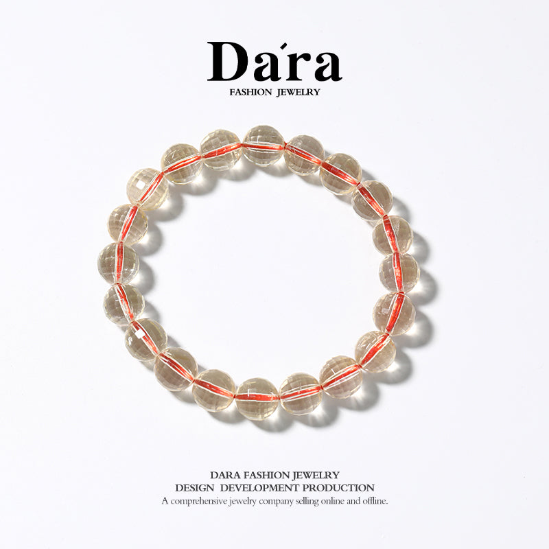 DARA faceted topaz 10-10.5mm bracelet Red Book recommendation RS4100001