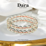 DARA Topaz 9-10mm Elastic Rope Bracelet, Recommended by Red Book Influencers, RS4103001