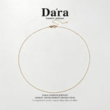 DARA 925 silver chain - silver white O-shaped chain 40+5cm Y1213001