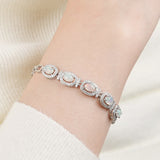DARA S925 Silver Opal Bracelet TYS025001