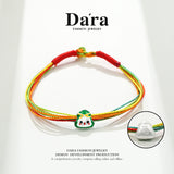 DARA Zongzi Pure Silver Painted Small Zongzi Five-Color Thread Bracelet YS2530001