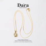 DARA S925 Silver Opal Necklace TYX034001