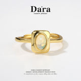 DARA S925 Silver Opal Ring TYJ036001