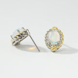 DARA S925 Silver Opal Earrings TYH023001