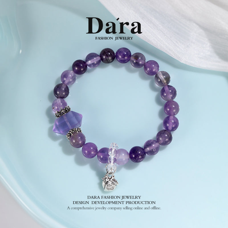 DARA Amethyst "Fu" Peach Bracelet RS4246001