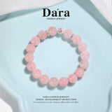 DARA 11-12mm Natural Pink Crystal Alloy Bracelet RS4272001