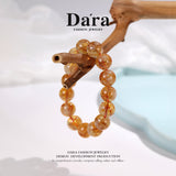 DARA Natural 14-15mm Yellow Tower Crystal Bracelet RS4276001