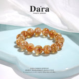 DARA Natural 14-15mm Yellow Tower Crystal Bracelet RS4276001