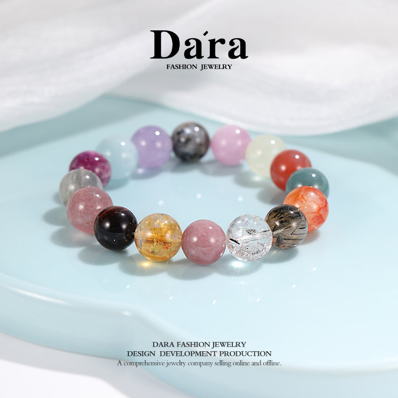 DARA Natural Multi-colored Crystal Bracelet RS4243001