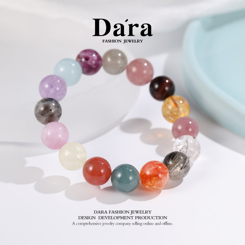 DARA Natural Multi-colored Crystal Bracelet RS4243001