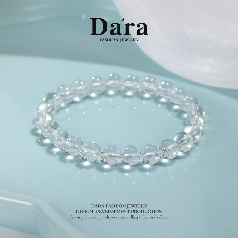 DARA Natural 8-9mm White Crystal Bracelet RS4266001