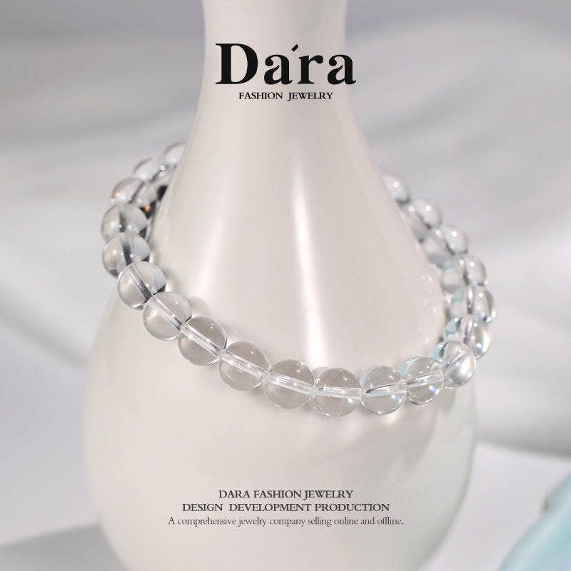 DARA Natural 8-9mm White Crystal Bracelet RS4266001